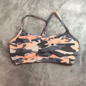 Camo sports bra